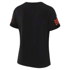 WEAR by Erin Andrews x Gracie Hunt Women's Draft Me Lace-Up T-Shirt - Cleveland Browns T-shirts