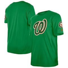 Kelly Green Washington Nationals New Era St. Patrick's Day Shamrock Fill T-Shirt