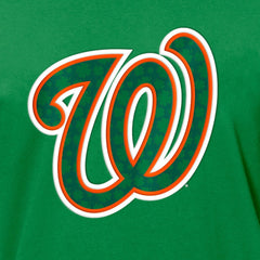 Kelly Green Washington Nationals New Era St. Patrick's Day Shamrock Fill T-Shirt