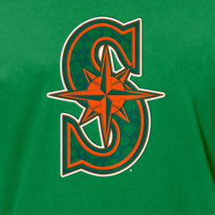 Kelly Green Seattle Mariners New Era St. Patrick's Day Shamrock Fill T-Shirt