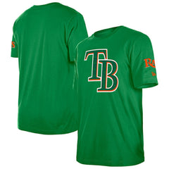Kelly Green Tampa Bay Rays New Era St. Patrick's Day Shamrock Fill T-Shirt