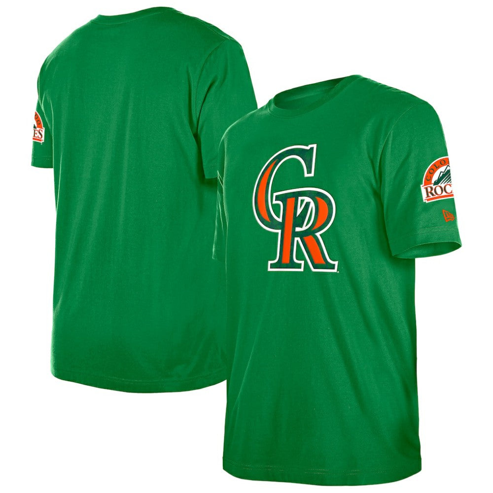 Kelly Green Colorado Rockies New Era St. Patrick's Day Shamrock Fill T-Shirt