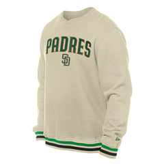 Cream San Diego Padres New Era St. Patrick's Day Twill Pullover Sweatshirt