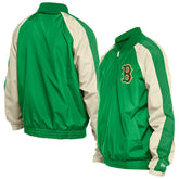 Kelly Green Boston Red Sox New Era St. Patrick's Day Ripstop Raglan Quarter-Zip Windbreaker