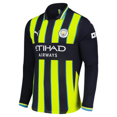 Erling Haaland Manchester City 2024/25 Away Replica Long Sleeve Player Jersey
