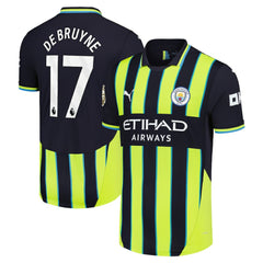 Kevin De Bruyne Manchester City 2024/25 Away Player Jersey