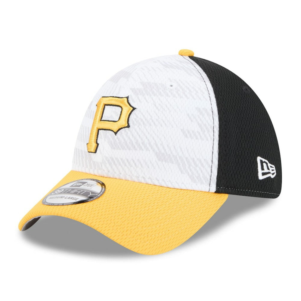 Black/Gold Pittsburgh Pirates New Era 2025 MLB Clubhouse 39THIRTY Flex Hat