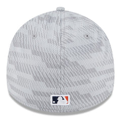 Gray Houston Astros New Era 2025 MLB Clubhouse 39THIRTY Flex Hat