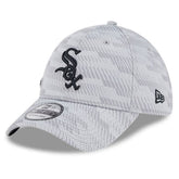 Gray Chicago White Sox New Era 2025 MLB Clubhouse 39THIRTY Flex Hat