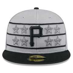 Gray/Black Pittsburgh Pirates New Era 2025 Batting Practice 59FIFTY Fitted Hat