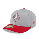 Gray/Red Chicago White Sox New Era 2025 Batting Practice Low Profile 59FIFTY Fitted Hat
