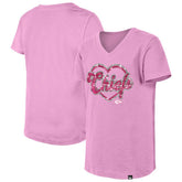 Girls Youth Flip Sequins V-Neck T-Shirt - Kansas City Chiefs T-shirts