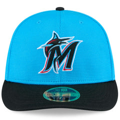 Blue/Black Miami Marlins New Era 2025 Spring Training Low Profile 59FIFTY Fitted Hat