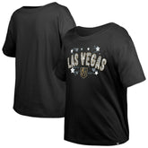 NHL Vegas Golden Knights New Era Girl's Youth Flip Sequin T-Shirt