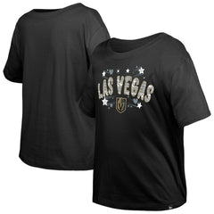 NHL Vegas Golden Knights New Era Girl's Youth Flip Sequin T-Shirt