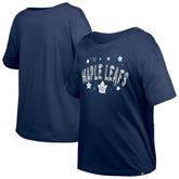 NHL Toronto Maple Leafs New Era Girl's Youth Flip Sequin T-Shirt