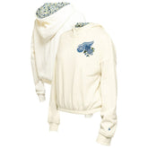NHL Detroit Red Wings New Era Women's Glam Game Quarter-Zip Cropped Floral Hoodie Pullover