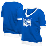 NHL New York Rangers New Era Women's Game Day Rhinestuds T-Shirt