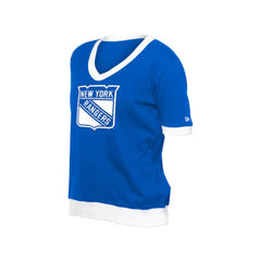 NHL New York Rangers New Era Women's Game Day Rhinestuds T-Shirt
