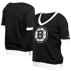 NHL Boston Bruins New Era Women's Game Day Rhinestuds T-Shirt