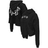 Brooklyn Nets Stadium Essentials Women's Origins Script Cropped Pullover Hoodie