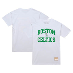 Mitchell & Ness Boston Celtics Hardwood Classics Vintage Warm Up T-Shirt