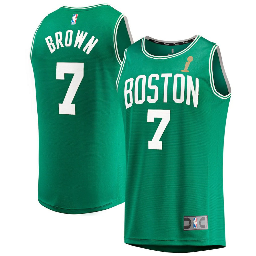 Fanatics Jaylen Brown Boston Celtics 2024 NBA Finals Champions Fast Break Replica Player Jersey