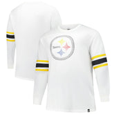 '47 Big & Tall Premier Brex Long Sleeve T-Shirt - Pittsburgh Steelers T-shirts