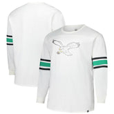 '47 Big & Tall Premier Brex Long Sleeve T-Shirt - Philadelphia Eagles T-shirts