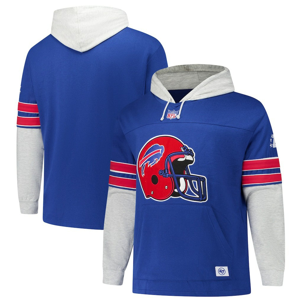 '47 Big & Tall Lacer Pullover Hoodie - Buffalo Bills Hoodies
