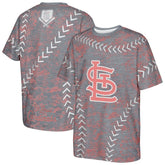 Navy St. Louis Cardinals Youth Slide Score Bold T-Shirt
