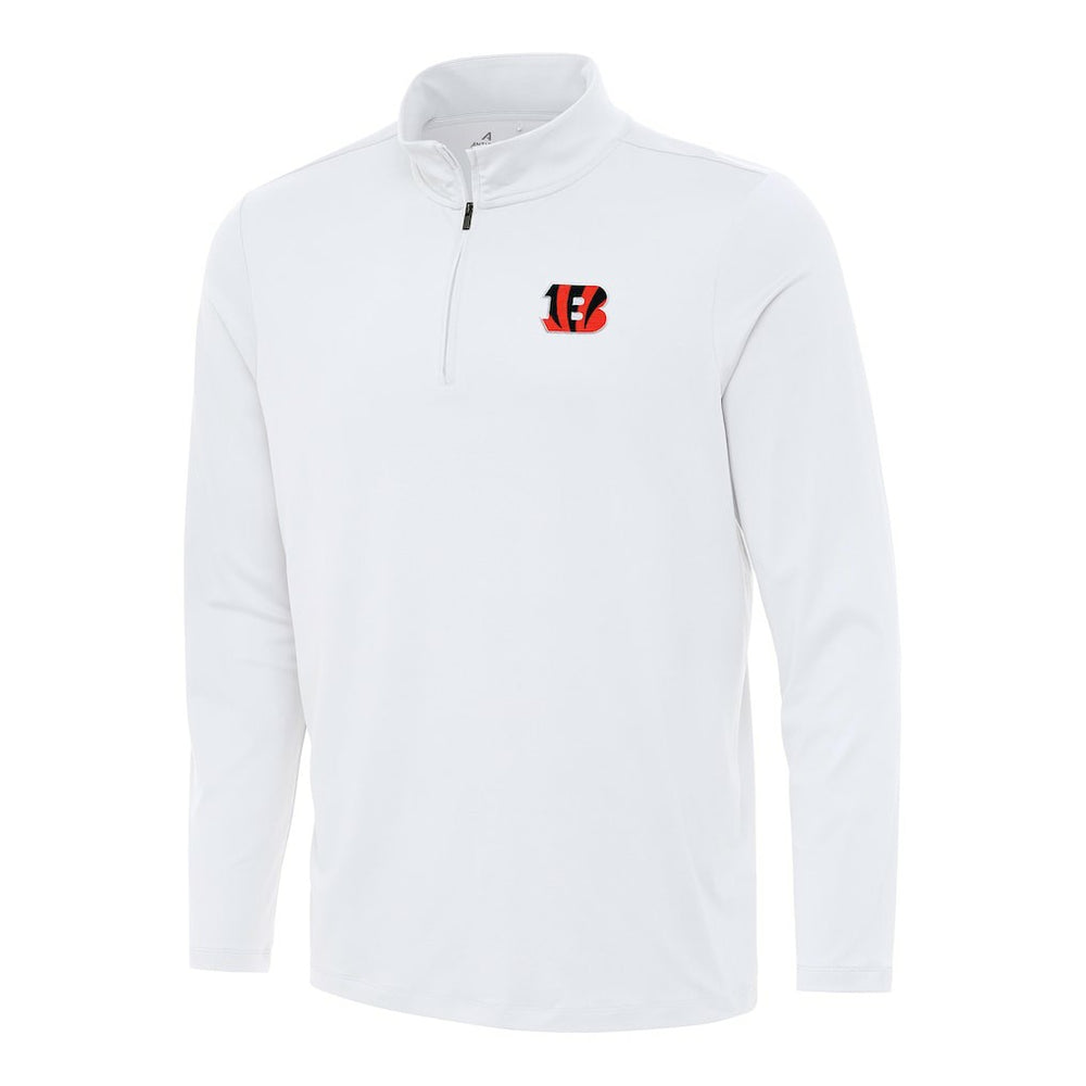 Antigua Reprocess Quarter-Zip Top - Cincinnati Bengals Tops