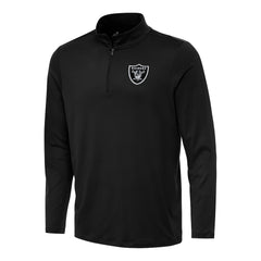 Antigua Reprocess Quarter-Zip Top - Las Vegas Raiders Tops