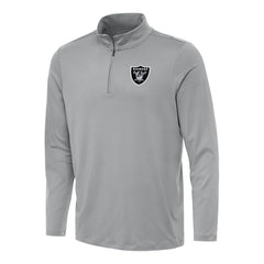 Antigua Reprocess Quarter-Zip Top - Las Vegas Raiders Tops
