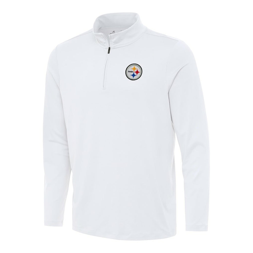 Antigua Reprocess Quarter-Zip Top - Pittsburgh Steelers Tops