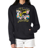 Utah Jazz G-III 4Her by Carl Banks Women's Flowers Team Logo Graphic Fleece Pullover Hoodie