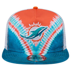 Throwback Dye Golfer Snapback Hat - Miami Dolphins Hats