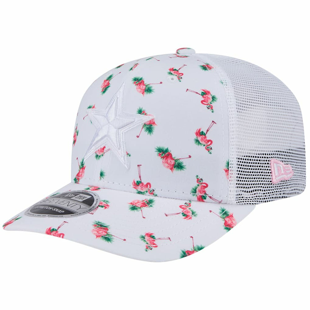 Adventure Flamingo Pattern 9SEVENTY Stretch-Snap Hat - Dallas Cowboys Hats