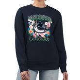 NHL Vancouver Canucks G-III 4Her by Carl Banks Women's Flower Logo Pullover Sweatshirt