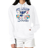 NHL St. Louis Blues G-III 4Her by Carl Banks Women's Flower Logo Pullover Hoodie