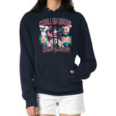 NHL Columbus Blue Jackets G-III 4Her by Carl Banks Women's Flower Logo Pullover Hoodie