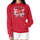 NHL Detroit Red Wings G-III 4Her by Carl Banks Women's Flower Logo Pullover Hoodie