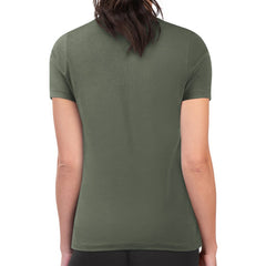 NHL Dallas Stars G-III 4Her by Carl Banks Women's Super-Slim Fit Lightweight Flower Logo T-Shirt