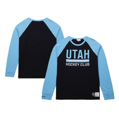 NHL Utah Hockey Club Mitchell & Ness Legendary Slub Long Sleeve Raglan T-Shirt