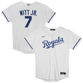 White Bobby Witt Jr. Kansas City Royals Nike Preschool Home Replica Player Jersey