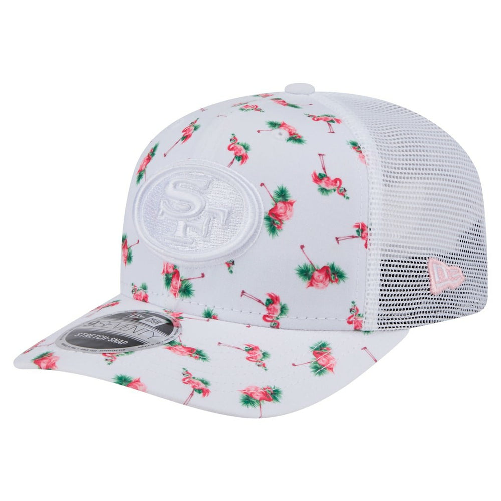 Adventure Flamingo Pattern 9SEVENTY Stretch-Snap Hat - San Francisco 49ers Hats
