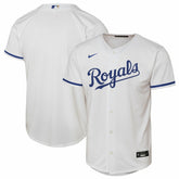 White Kansas City Royals Nike Youth Home Replica Jersey