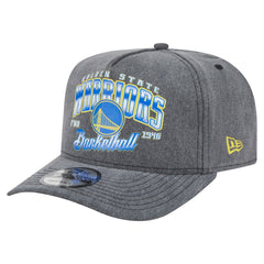 New Era Golden State Warriors Throwback Washed Pre-Curved 9FIFTY Snapback Hat sale