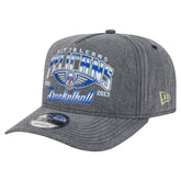 New Era New Orleans Pelicans Throwback Washed Pre-Curved 9FIFTY Snapback Hat