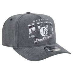 New Era Brooklyn Nets Throwback Washed Pre-Curved 9FIFTY Snapback Hat